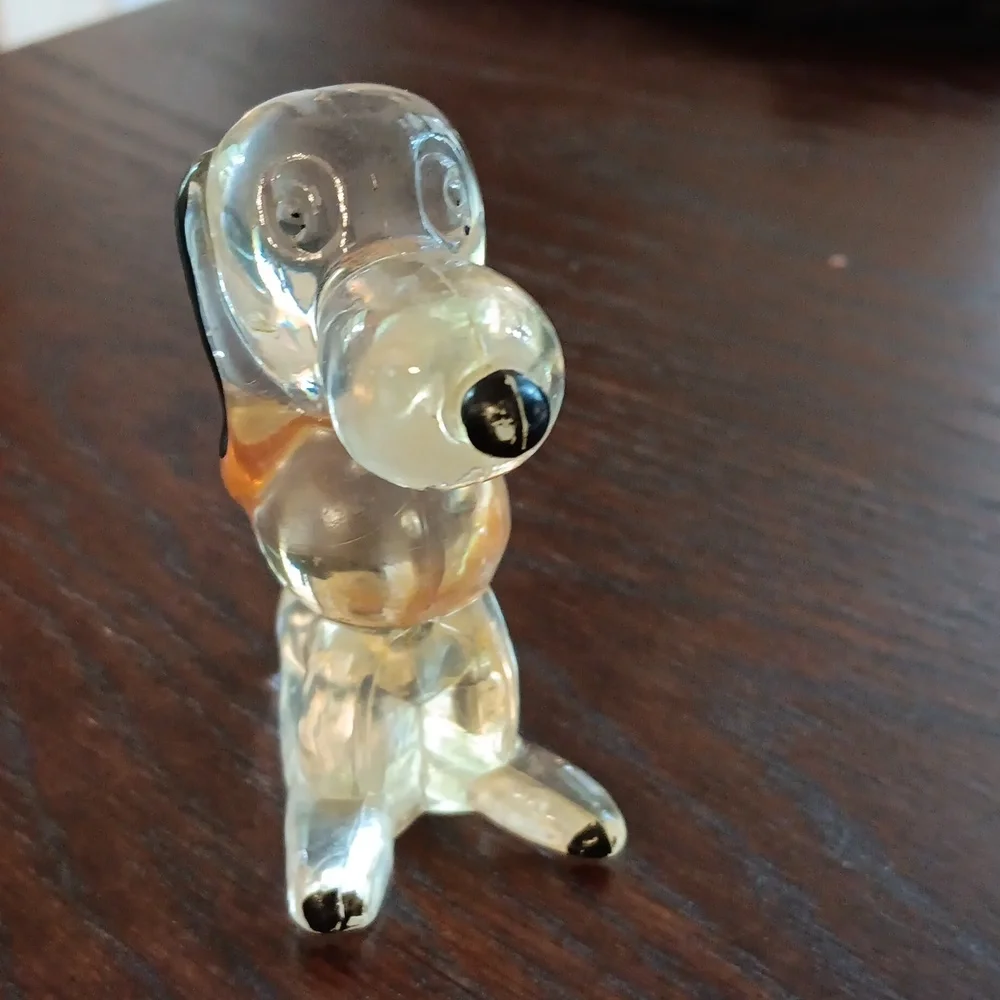 Vintage lucite Snoopy.